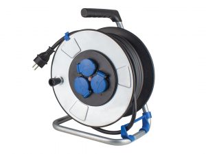 IronCoat Kabeltrommel mit Gummileitung