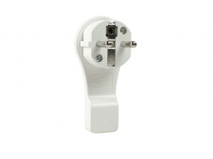 Flat plug for indoor use
