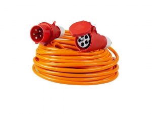 Power extension made of polyurethane, 16 A, 32 A