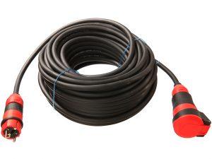 Rubber extension lead with SCHUKOultra Pro
