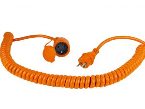 Polyurethane spiral cable