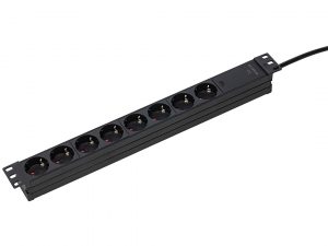Steckdosenleiste 19 Zoll RACK, 1HE