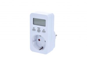 as - Schwabe Energiekostenmessgerät mit Display für Steckdose 230V