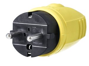 as - Schwabe Gummistecker blau IP44, 230V 16A für Außenbereich
