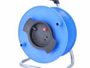 Empty cable reel for camping and garden