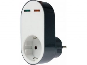 Adapter przeciwprzepięciowy 1-gniazdowy FLASH | 18611