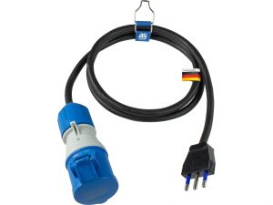Adapter CEE Powerlight wtyk typ L na gniazdo CEE 3P 230 V, 16 A, 3P H05RR-F 3G1,5 1,5 m | 360486