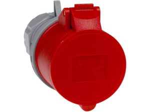 Gniazdo CEE 400 V, 16 A 6h, szaro-czerwone | 60425