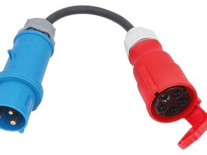 Adapter E-Mobility do ładowarek samochodowych E5 wtyk CEE 3P 32 A na gniazdo CEE 32 A 5P 0,3 m | 61375