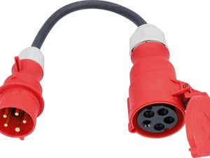 Adapter E-Mobility do ładowarek samochodowych E6 wtyk CEE 16 A 5P na gniazdo CEE 32 A 5P 0,3 m | 61376