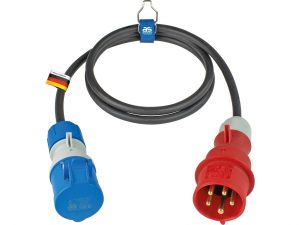 Adapter CEE Powerlight wtyk CEE 16 A 5P na gniazdo CEE 3P 230 V, 16 A, H07RN-F 3G2.5 1.5 m | 61391