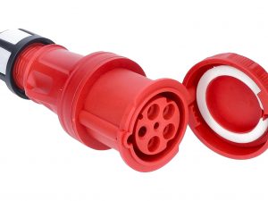 Gniazdo CEE TOP Xtra 400 V, 63 A, 5P 6h, czerwone | 61428