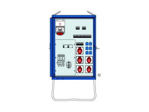 Budowlana szafa rozdzielczo-dystrybucyjna VE 1 55 kVA | 61841