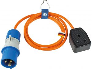 Adapter CEE Powerlight wtyk CEE 3P na gniazdo UK CEE 230 V, 16 A, 3P H05VV-F 3G1,5 1,5 m | 660488