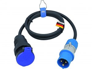 Adapter CEE Powerlight wtyk CEE 3P na gniazdo SEV 230 V, 16 A, 3P H07RN-F 3G2,5 1,5 m | 762483