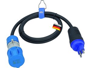 Adapter CEE Powerlight wtyk SEV na gniazdo CEE 3P 230 V, 16 A, 3P H07RN-F 3G2,5 1,5 m | 762484