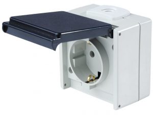Gniazdo pojedyncze z uziemieniem 230 V,16 A IP54 "F" | 862460